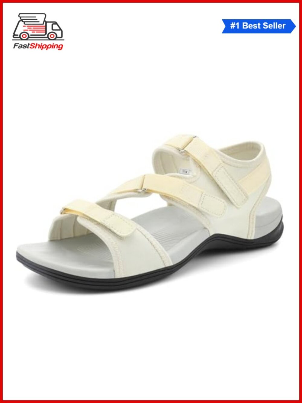 Womens Hiking Sport Sandals Arch Support Lightweight Water Sandals